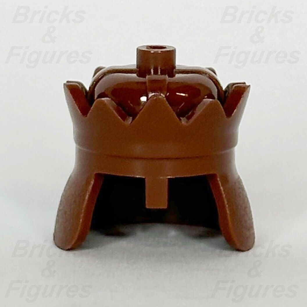 LEGO Castle Reddish Brown Crown Helmet Minifigure Headgear Part King 71015