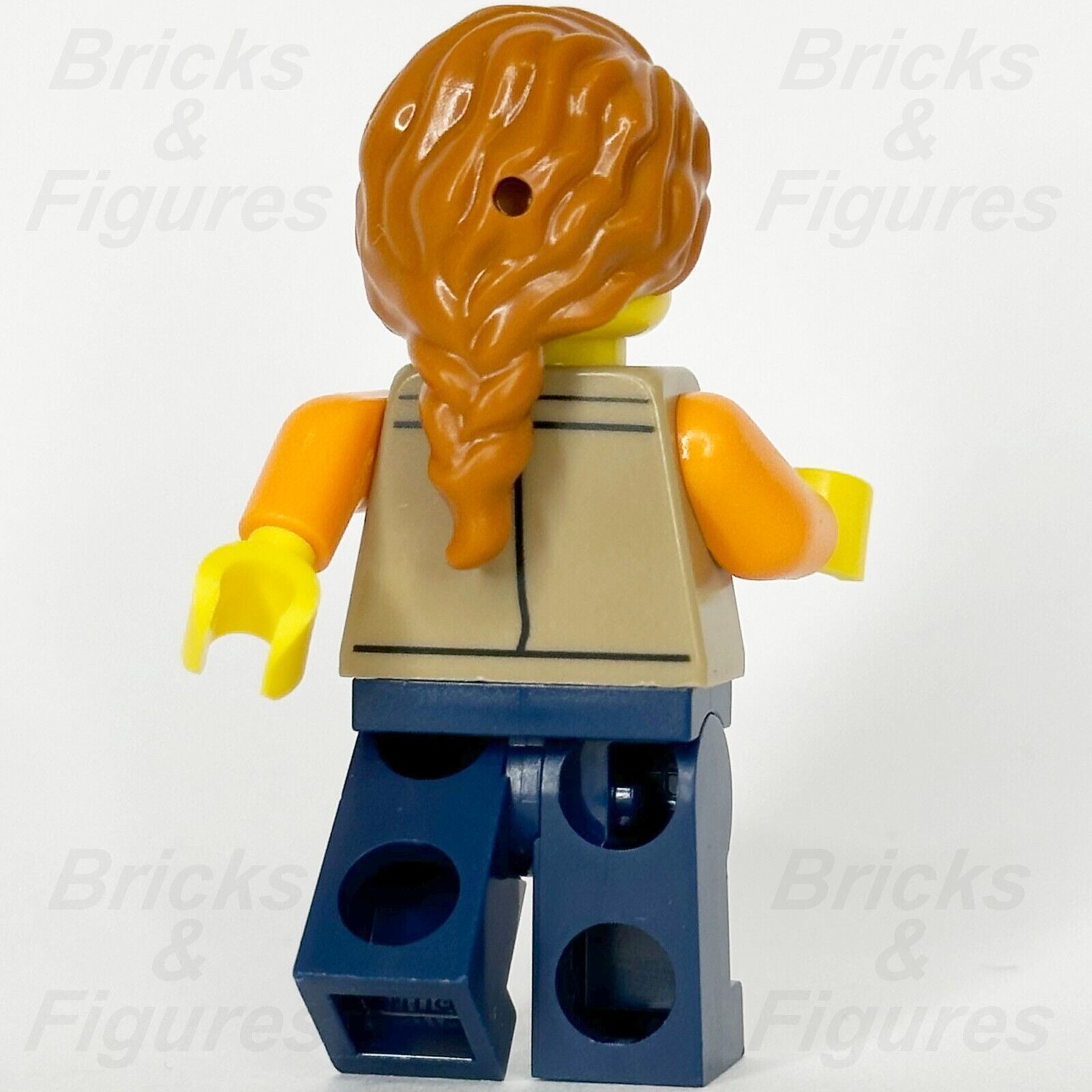 LEGO City Jungle Photographer Minifigure Tan Vest 60437 952410 60425 cty1766