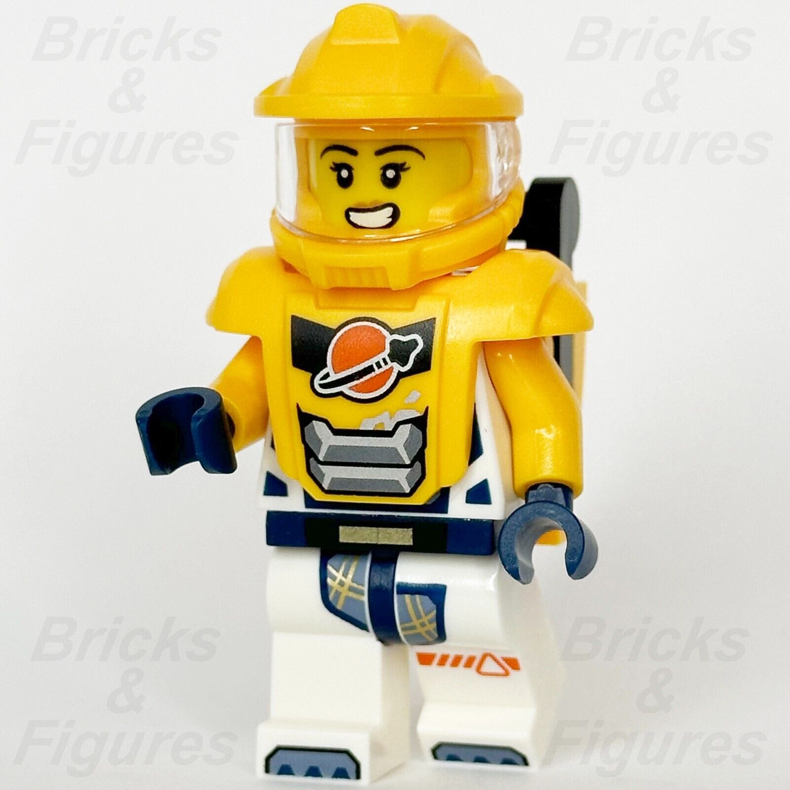 LEGO City Astronaut Minifigure Space Exploration Female w/ Suit 60433 cty1695 - Bricks & Figures