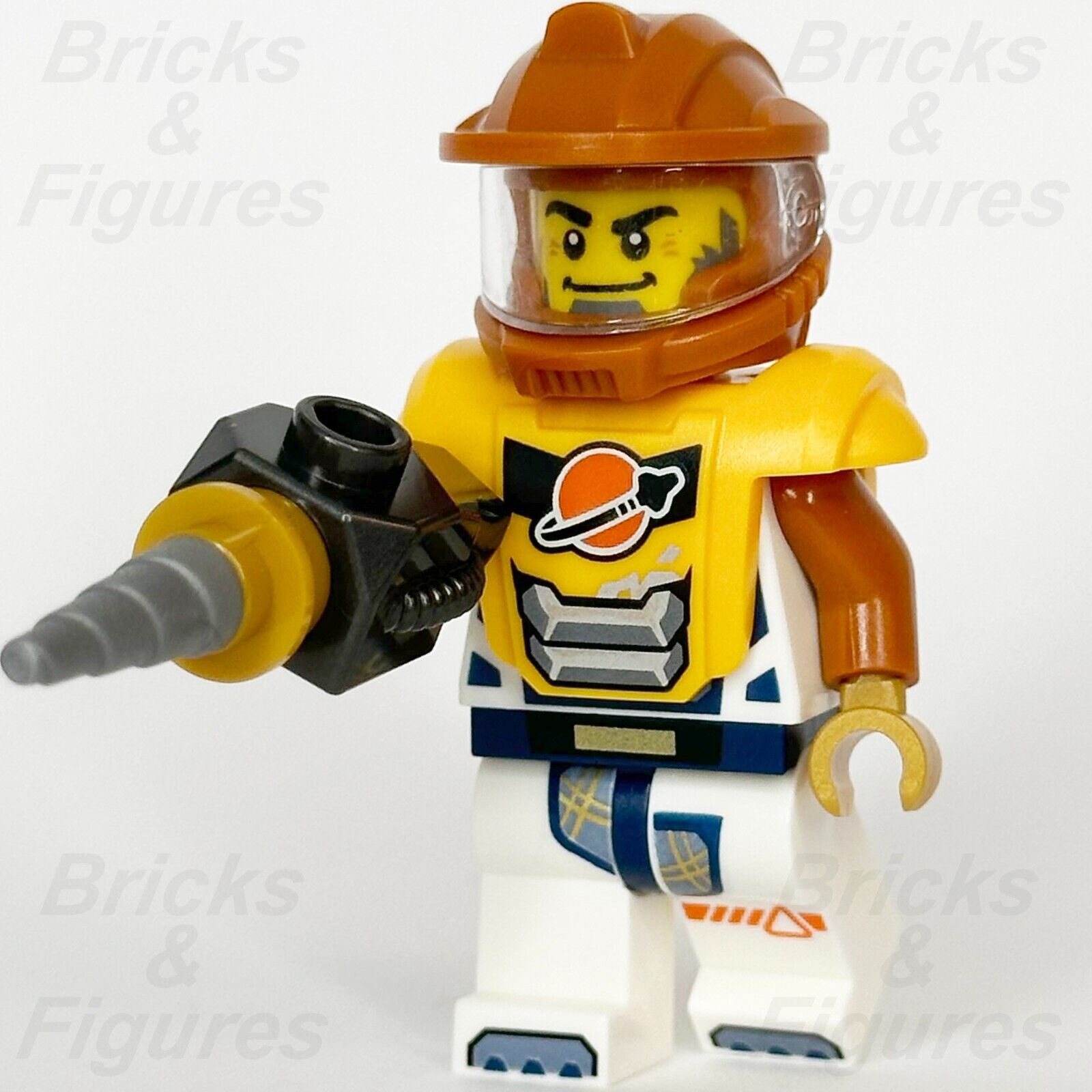 LEGO City Astronaut Minifigure Space Exploration Orange Helmet 60434 cty1709 - Bricks & Figures