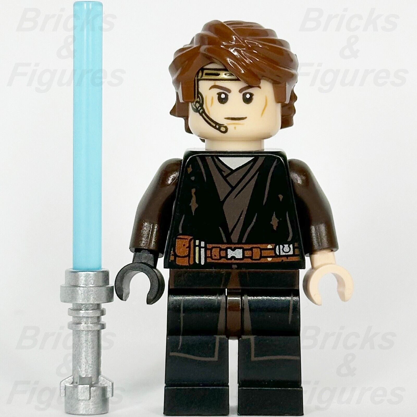 LEGO Star Wars Anakin Skywalker Minifigure Dirt Stains & Headset 75281 sw1095 - Bricks & Figures