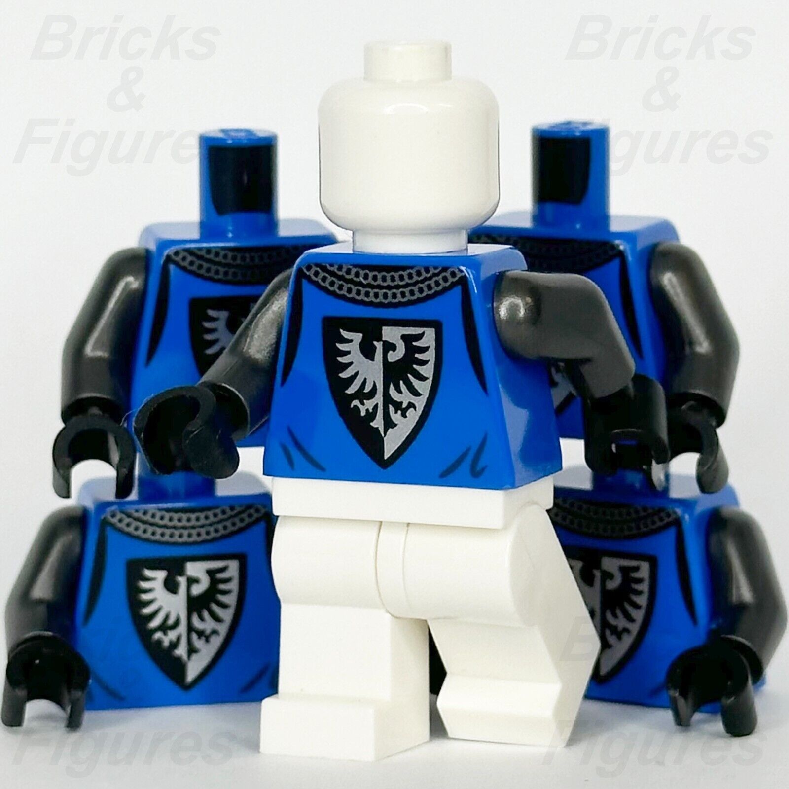 LEGO Castle Black Falcon Torso Minifigure Body Part 10305 973pb4202c01 x 5 - Bricks & Figures