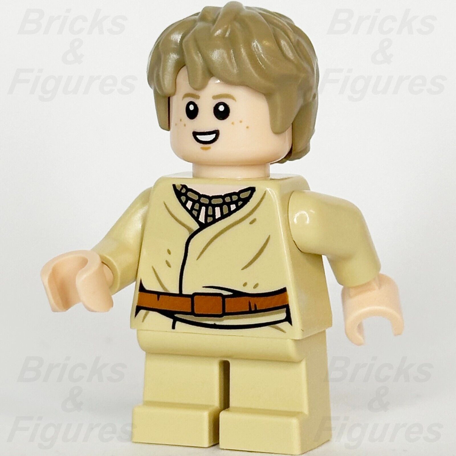 LEGO Star Wars Anakin Skywalker Minifigure Episode 1 Boy Slave 75383 sw1332 - Bricks & Figures