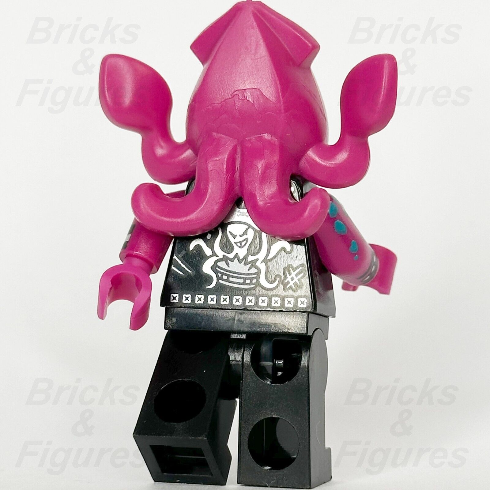 LEGO Vidiyo Squid Drummer Minifigure Stages Punk Pirate 43114 vid028 Minifig