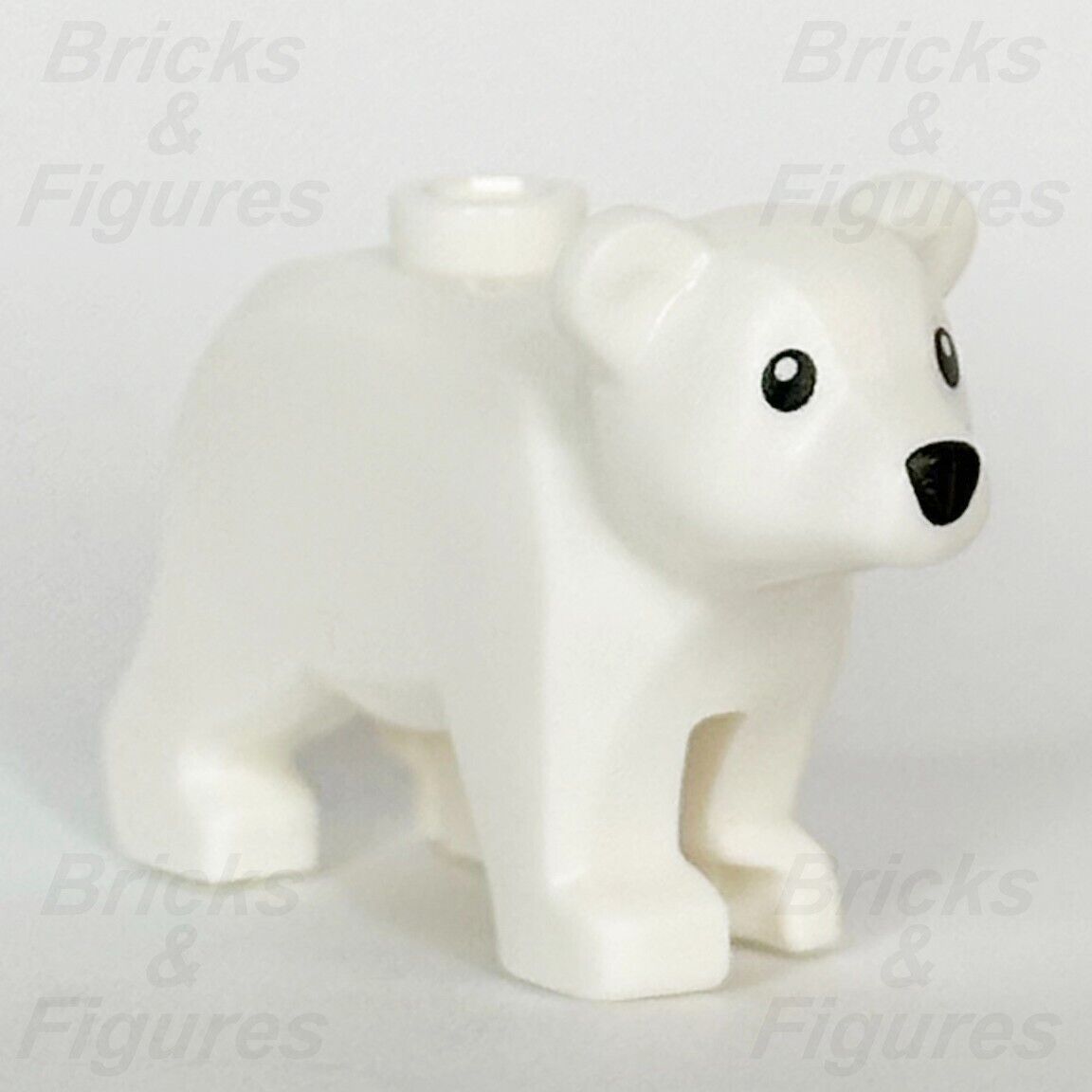 LEGO City Baby Polar Bear Animal Minifigure Part Arctic Cub 60378 3381pb01 - Bricks & Figures