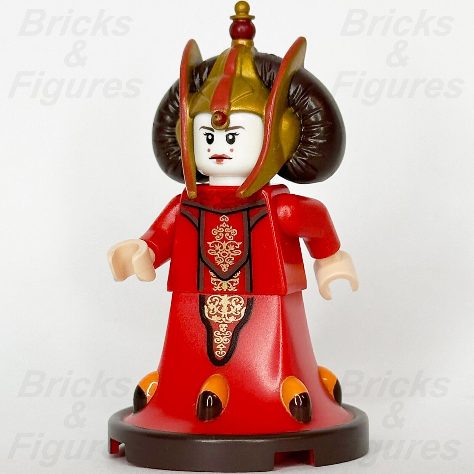 LEGO Star Wars Queen Amidala Minifigure The Phantom Menace Padme 9499 sw0387 - Bricks & Figures