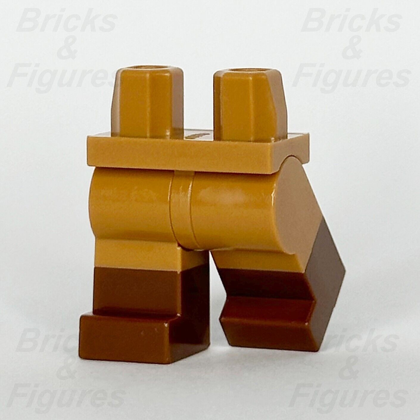 LEGO Medium Nougat Legs Minifigure Part Reddish Brown Boots 21344 970c00pb1023 - Bricks & Figures