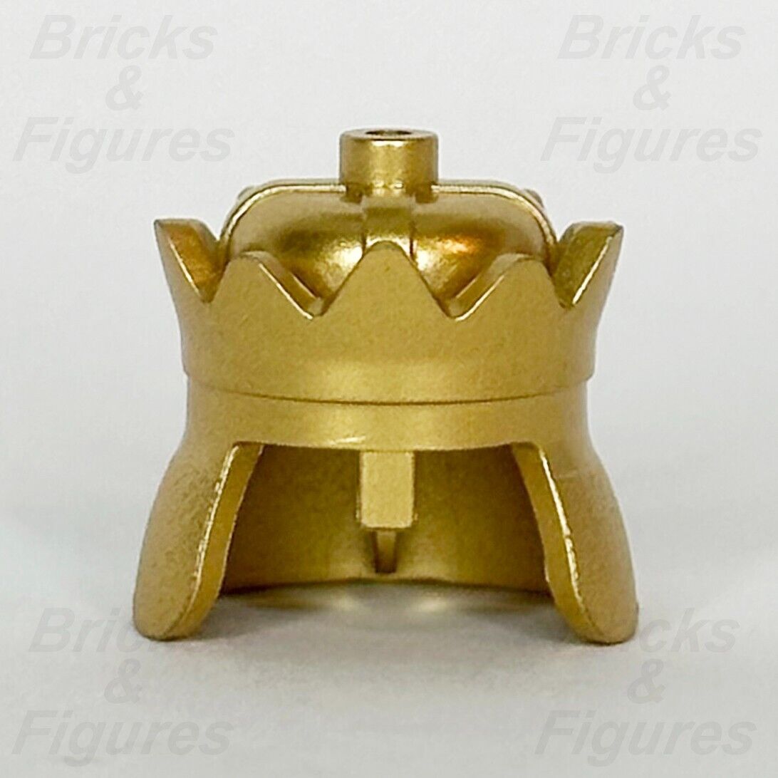 LEGO Castle Metallic Gold Crown Helmet Minifigure Headgear Part King 71015