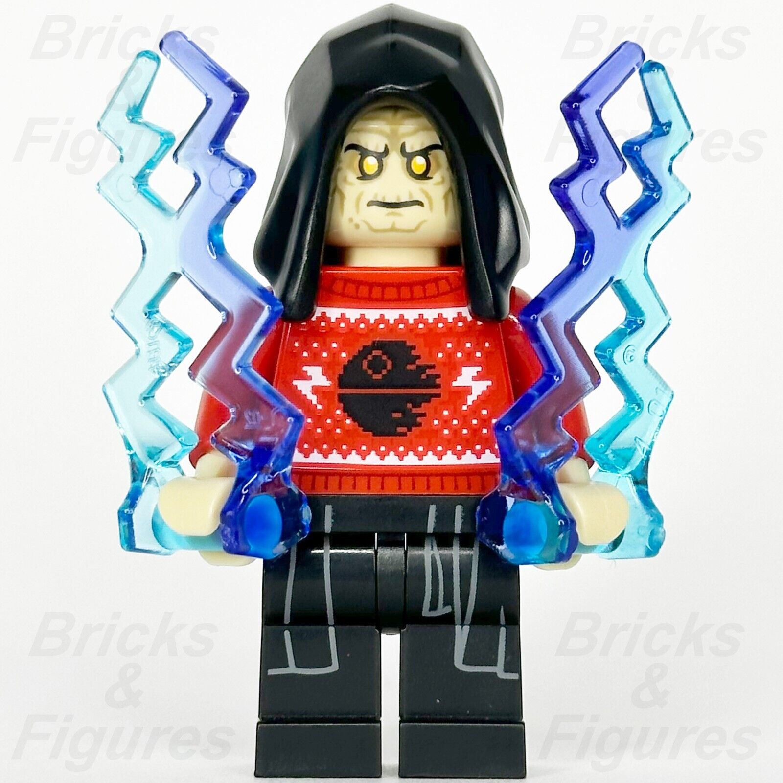 LEGO Star Wars Emperor Palpatine Minifigure Holiday Sweater Death Star 75366 - Bricks & Figures