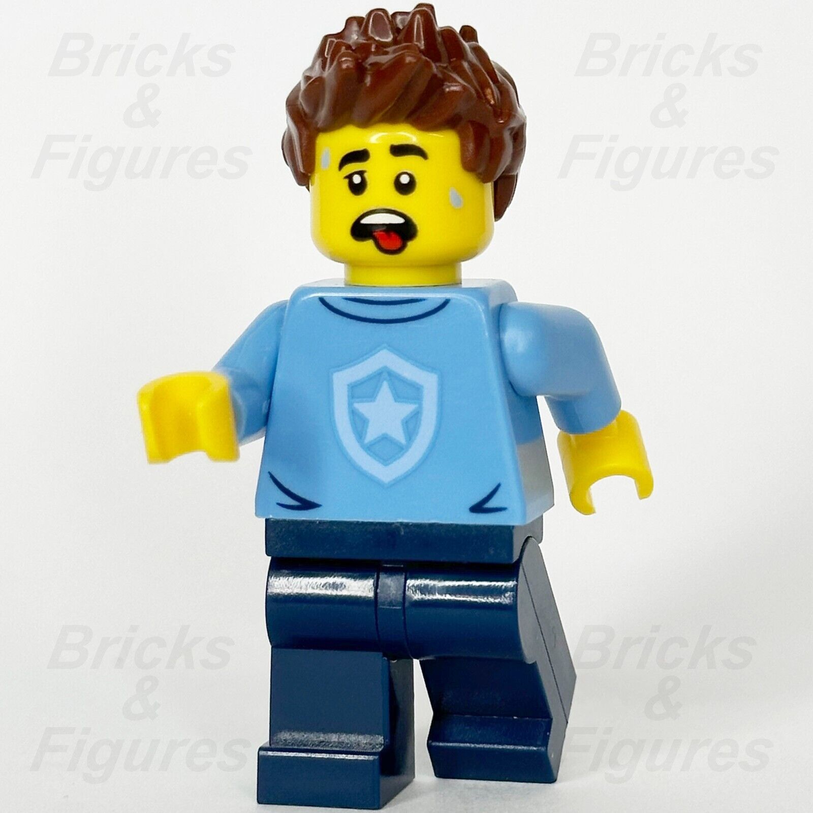 LEGO Police City Officer in Training Minifigure Reddish Brown Hair 60372 cty1561 - Bricks & Figures