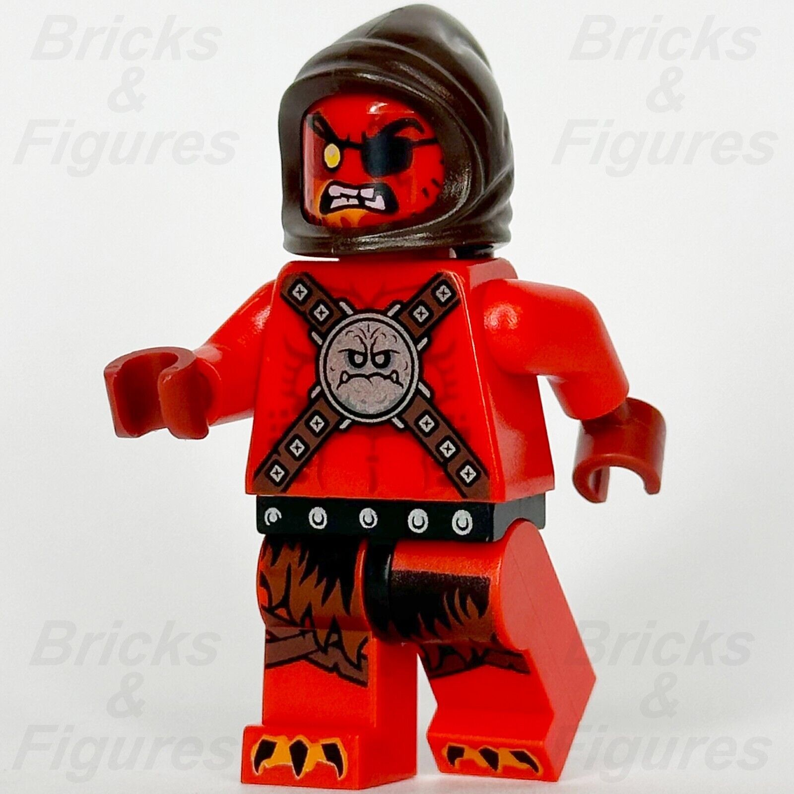 LEGO Nexo Knights Beast Master Minifigure Chaos Lava Monster Red 70314 nex008