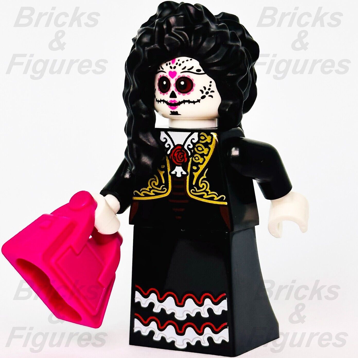 LEGO La Catrina Build-A-Minifigure w/ Pink Handbag BAM 2022 Halloween hol304