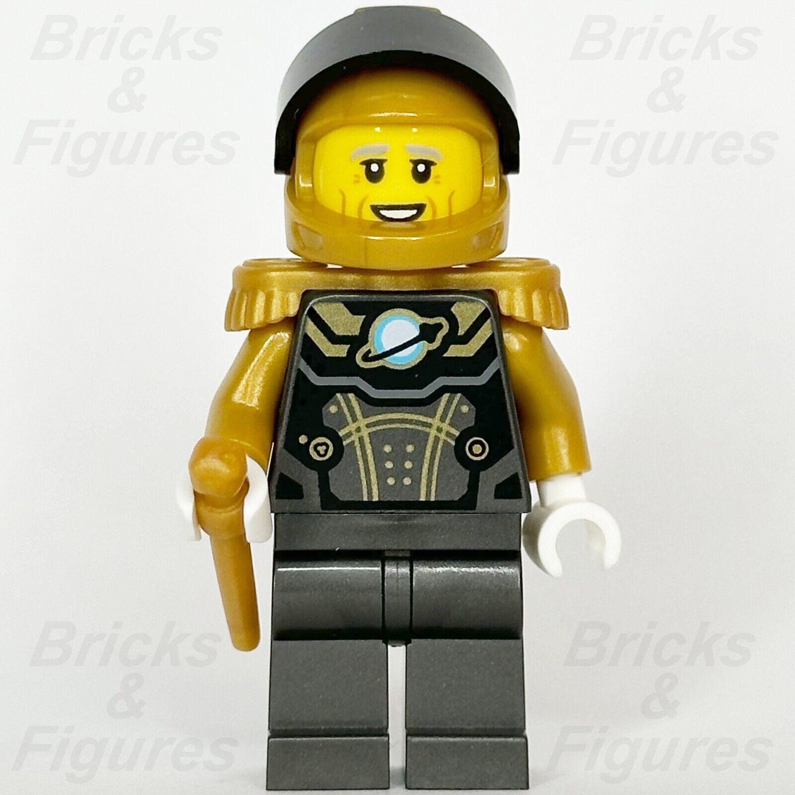 LEGO City Astronaut Minifigure Space Exploration Gold & Grey Suit 60434 cty1755 - Bricks & Figures