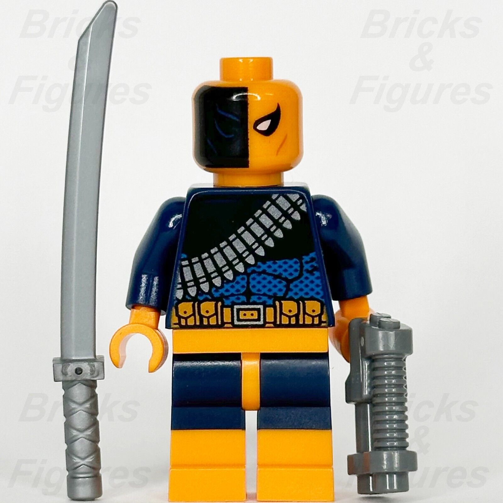 LEGO Super Heroes Deathstroke Minifigure Batman 2 Katana & Gun DC 76034 sh0194