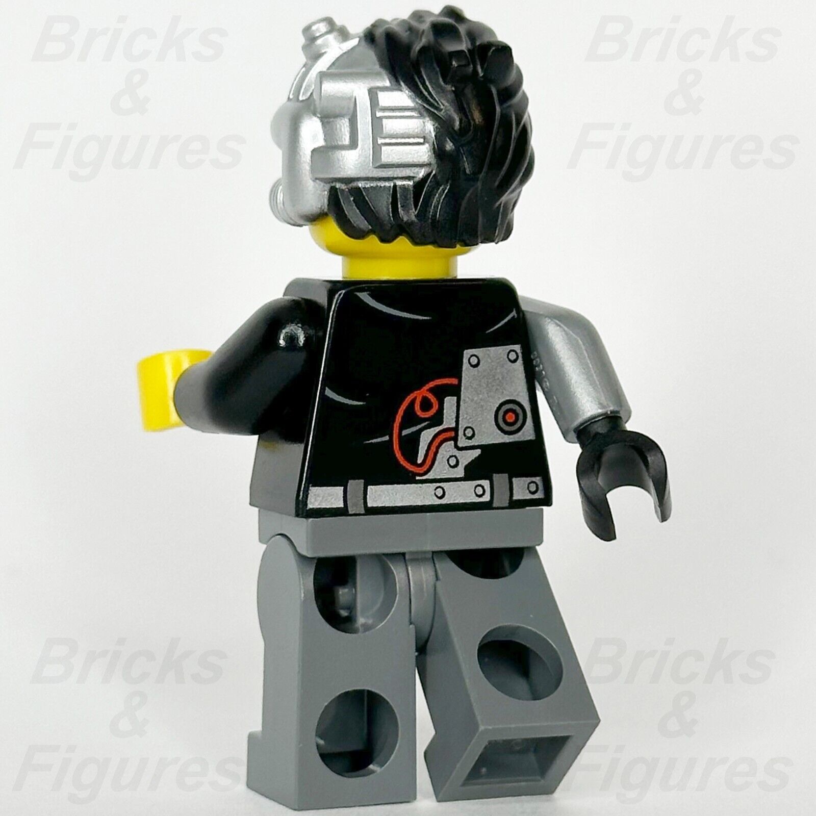 LEGO Ninjago Cyrus Borg Minifigure OverBorg Rebooted Cyborg 70722 njo088 Minifig - Bricks & Figures