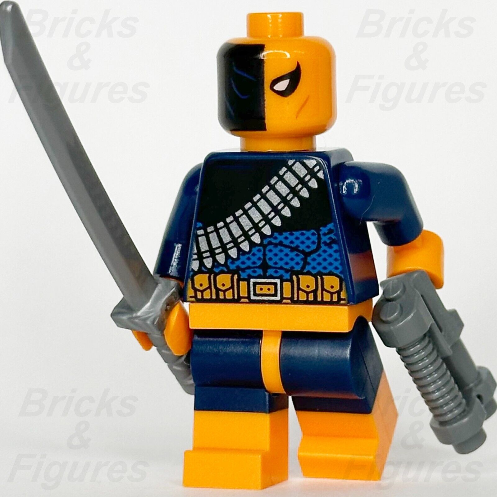 LEGO Super Heroes Deathstroke Minifigure Batman 2 Katana & Gun DC 76034 sh0194