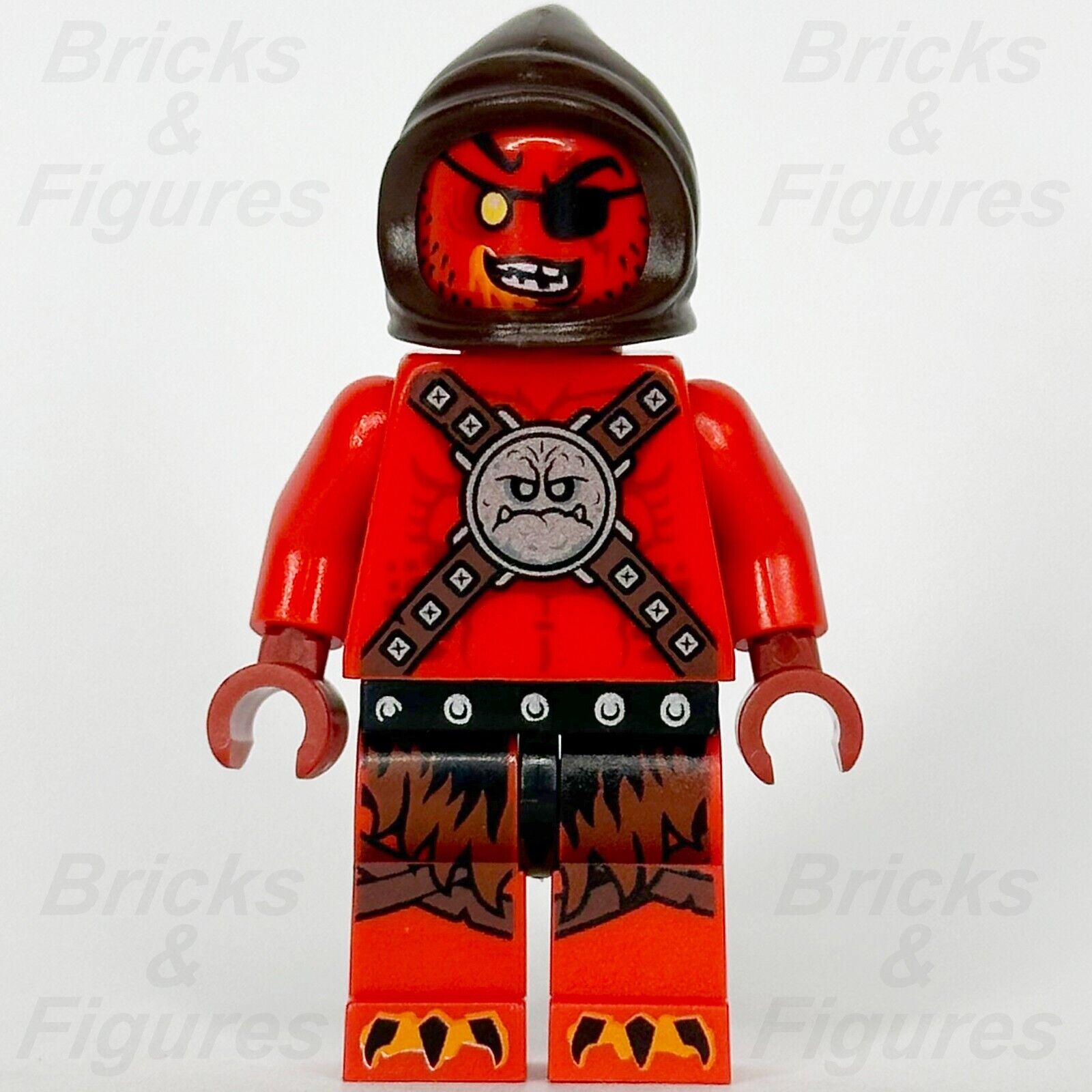 LEGO Nexo Knights Beast Master Minifigure Chaos Lava Monster Red 70314 nex008 - Bricks & Figures