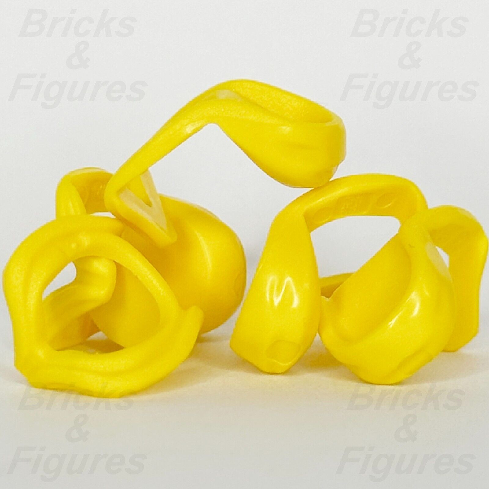 LEGO Yellow Hood Folded Down Minifigure Part Body Wear Neck 15428 76416 x 5 - Bricks & Figures