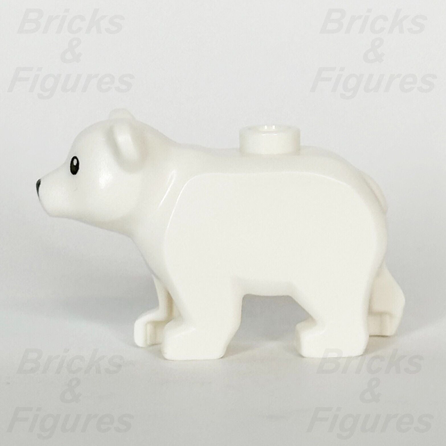 LEGO City Baby Polar Bear Animal Minifigure Part Arctic Cub 60378 3381pb01 - Bricks & Figures