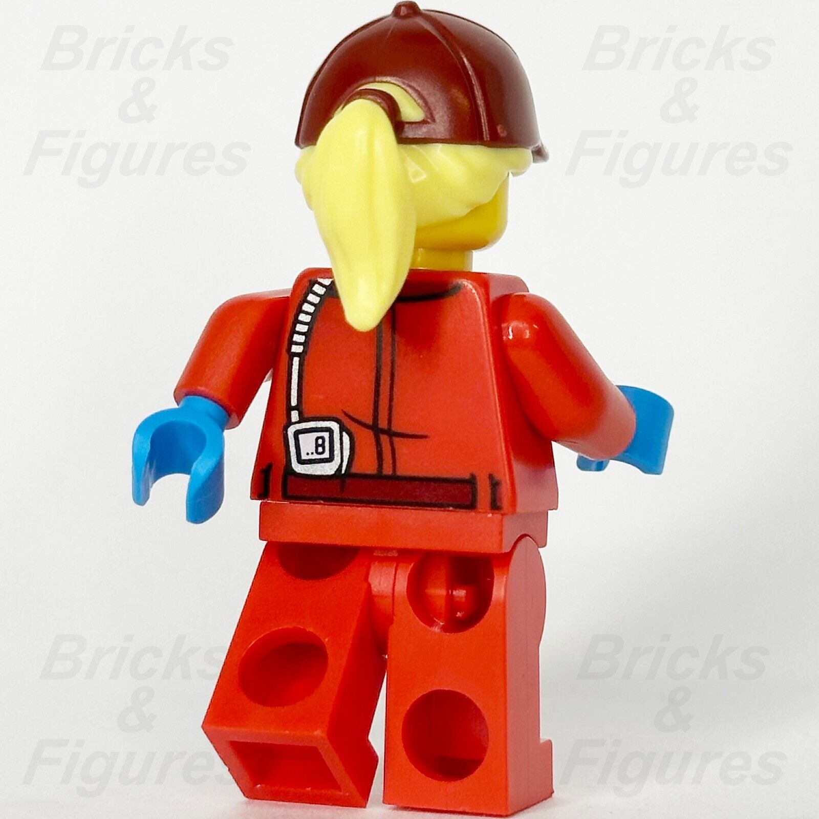 LEGO City Crook Big Betty Minifigure Police Red Jacket I.D. Tag 60317 cty1378