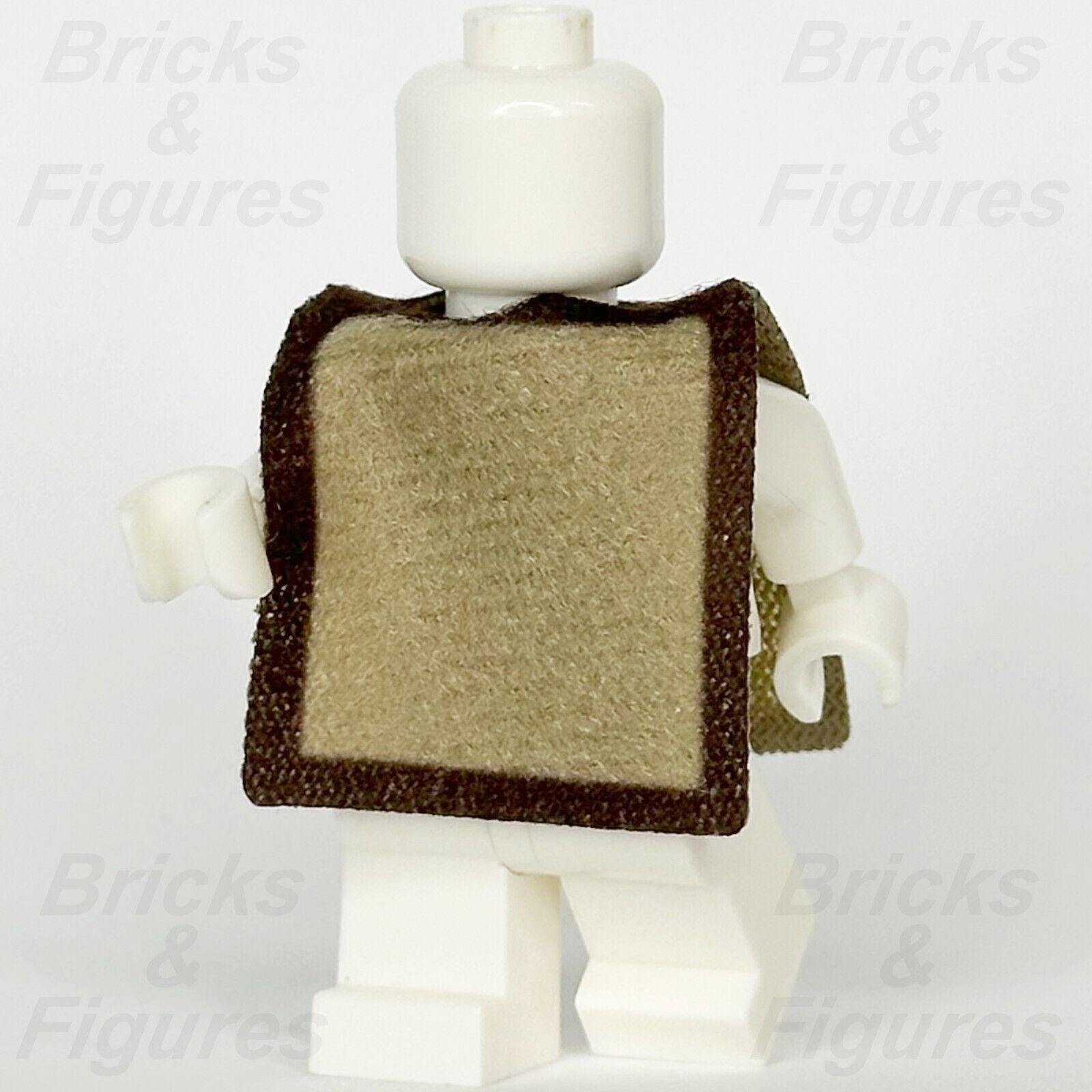 LEGO Star Wars Luke Skywalker Minifigure Poncho Part Cloth Dark Tan 66846 75271 - Bricks & Figures