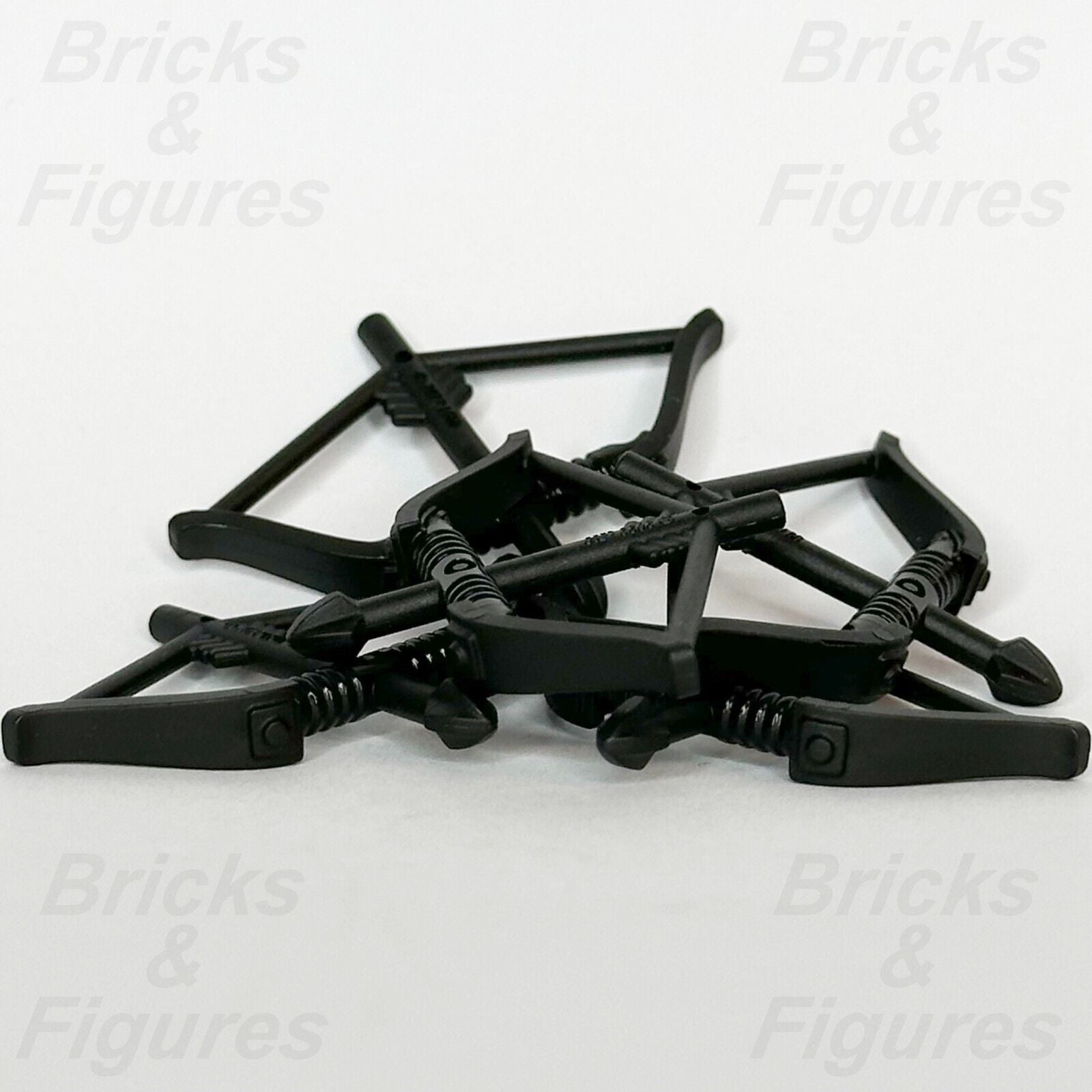 LEGO Black Bow Recurve Minifigure Weapon Part Arrow Drawn Super Heroes 76269 - Bricks & Figures