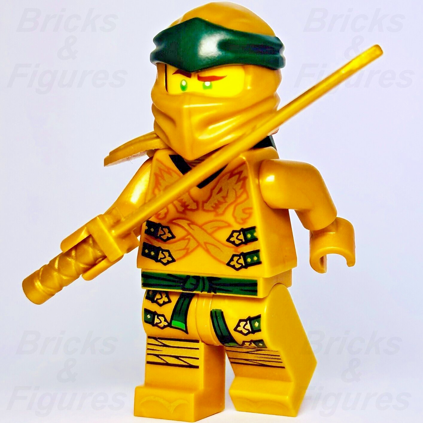 LEGO Ninjago Lloyd Golden Ninja Minifigure Legacy Scabbard Garmadon 71702 njo654