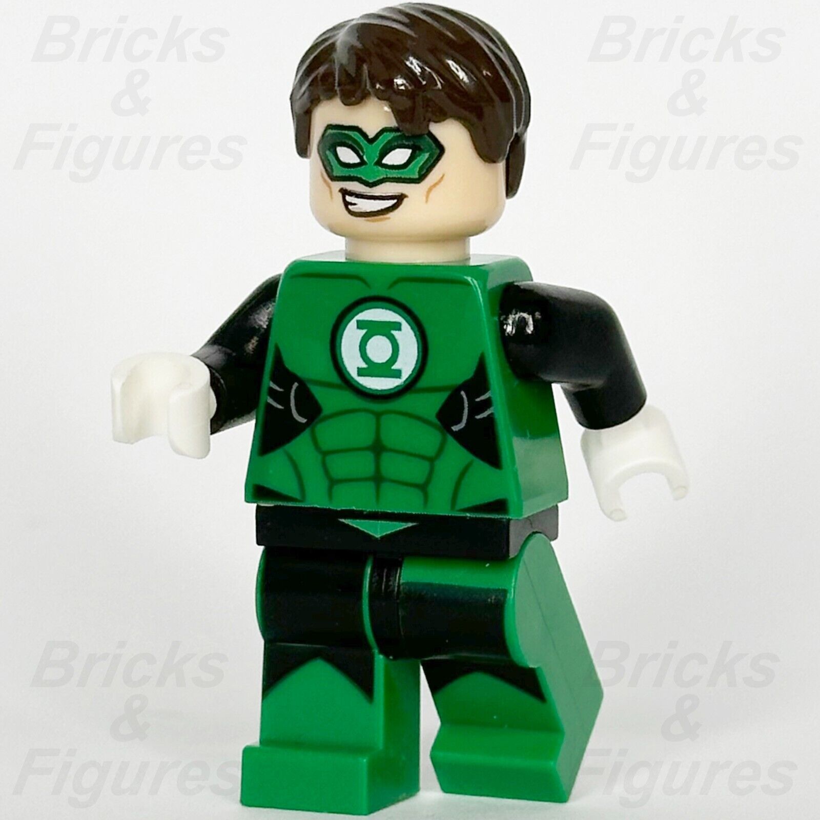 LEGO Super Heroes Green Lantern Minifigure Justice League DC Mask 76025 sh0145 - Bricks & Figures