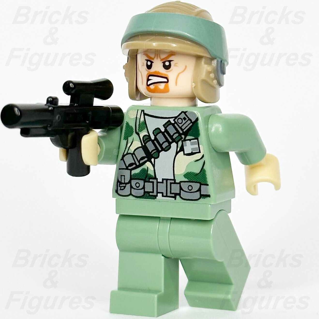 LEGO Star Wars Endor Rebel Trooper Minifigure Return of the Jedi 75023 sw0507 - Bricks & Figures