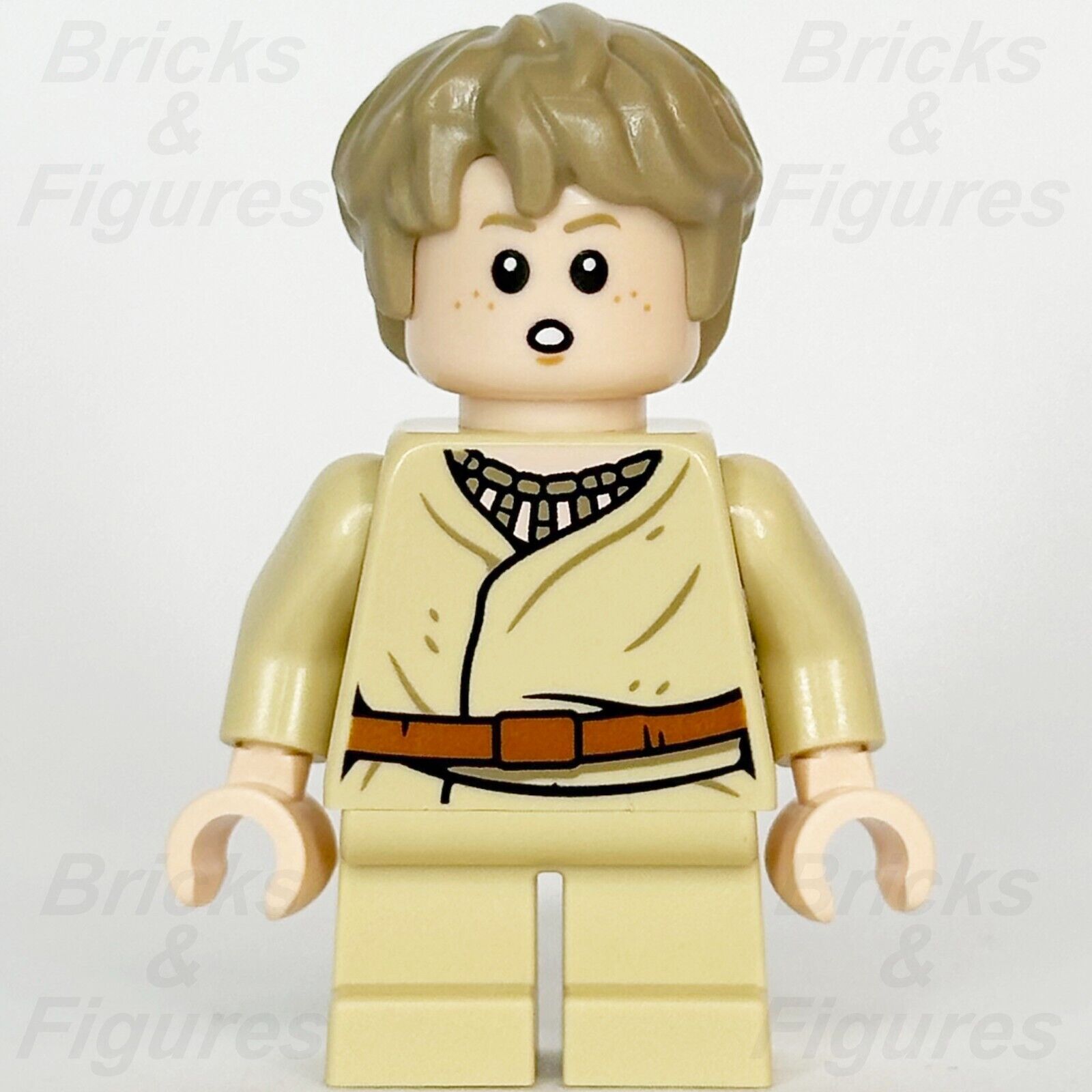 LEGO Star Wars Anakin Skywalker Minifigure Episode 1 Boy Slave 75383 sw1332 - Bricks & Figures