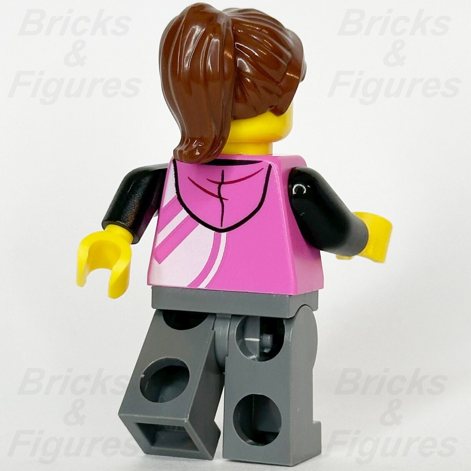 LEGO City Kick Scooter Driver Recreation Pink Hoodie Minifigure 60414 cty1626