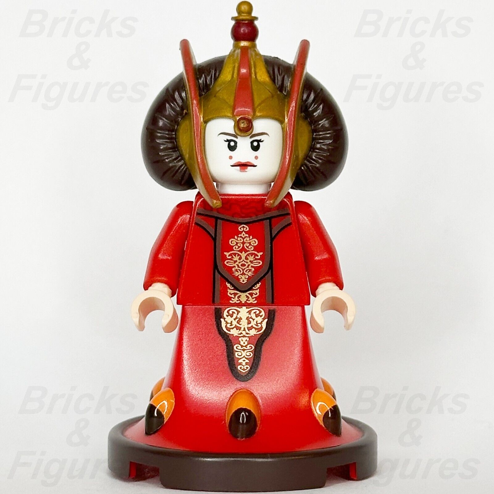 LEGO Star Wars Queen Amidala Minifigure The Phantom Menace Padme 9499 sw0387 - Bricks & Figures