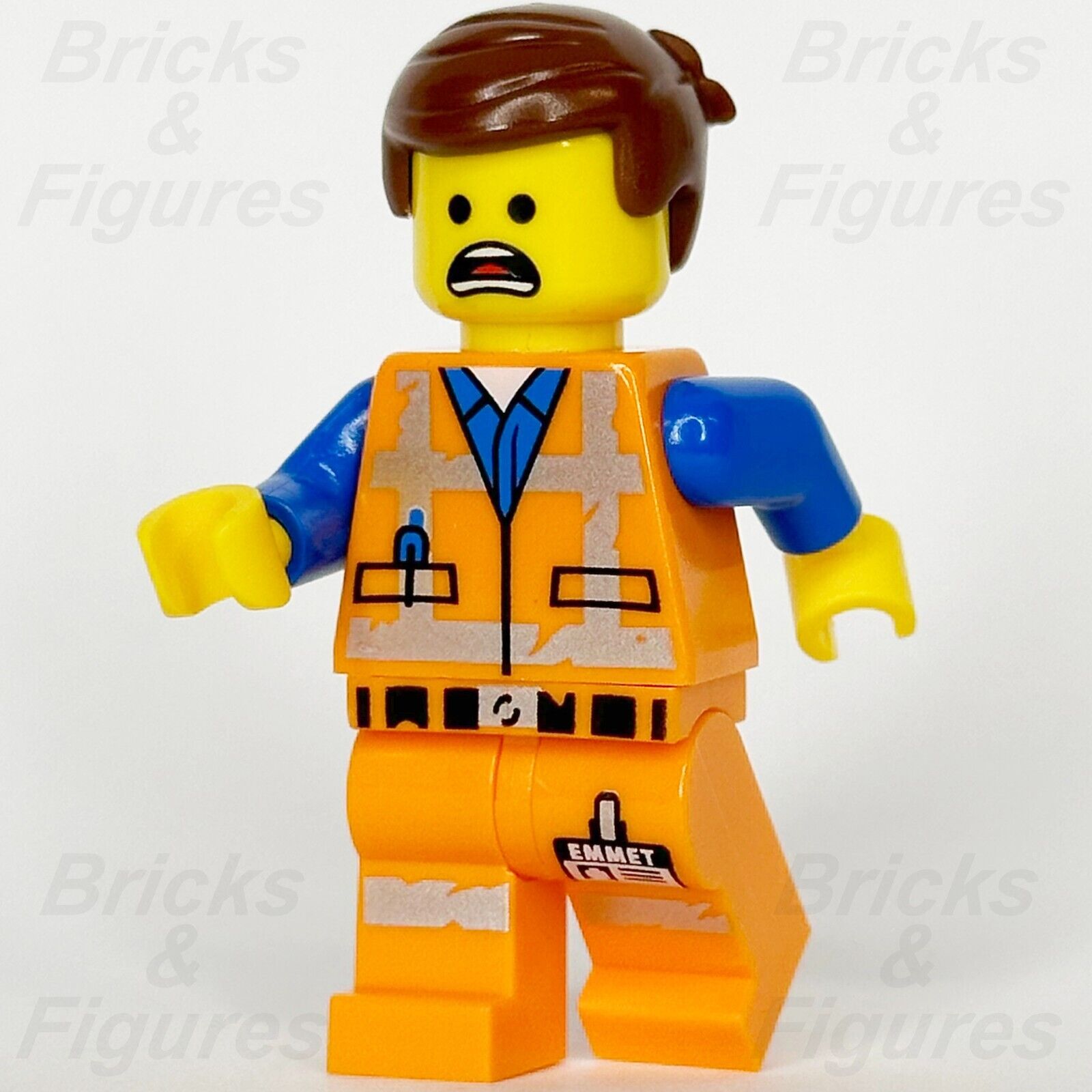 The LEGO Movie 2 Emmet Minifigure Wink Smile / Scared Face 70830 70835 tlm120