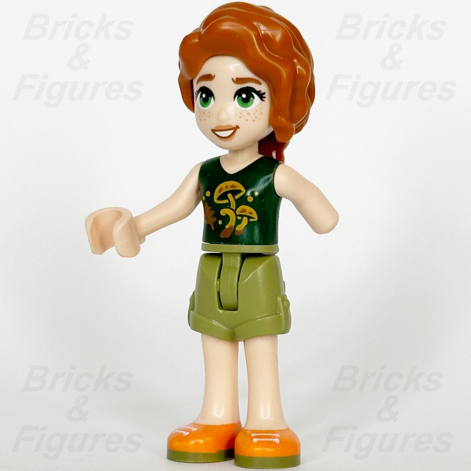 LEGO Friends Autumn Minifigure Mushroom Top Orange Shoes 41726 41729 frnd576 - Bricks & Figures