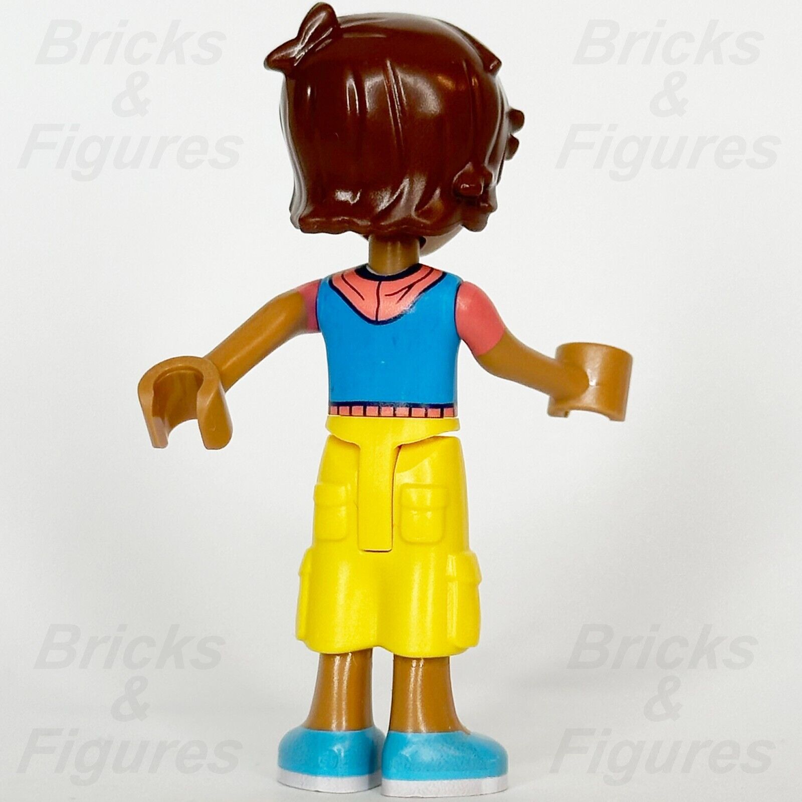 LEGO Friends Leo Minifigure Dark Azure Coral Hoodie 42639 41730 41747 frnd587 - Bricks & Figures