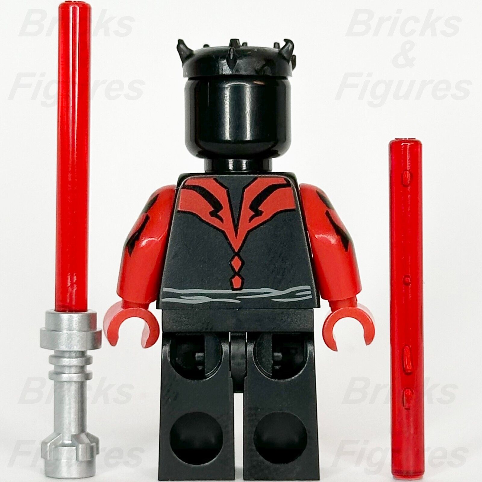 LEGO Star Wars Darth Maul Minifigure Printed Red Arms Sith Lord 5000062 sw0384 - Bricks & Figures