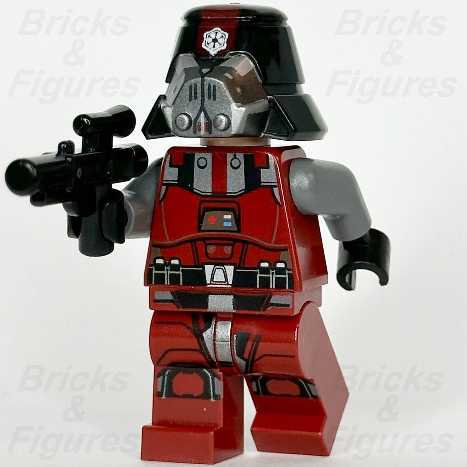 LEGO Star Wars Sith Trooper Minifigure The Old Republic Dark Red 75001 sw0436 - Bricks & Figures