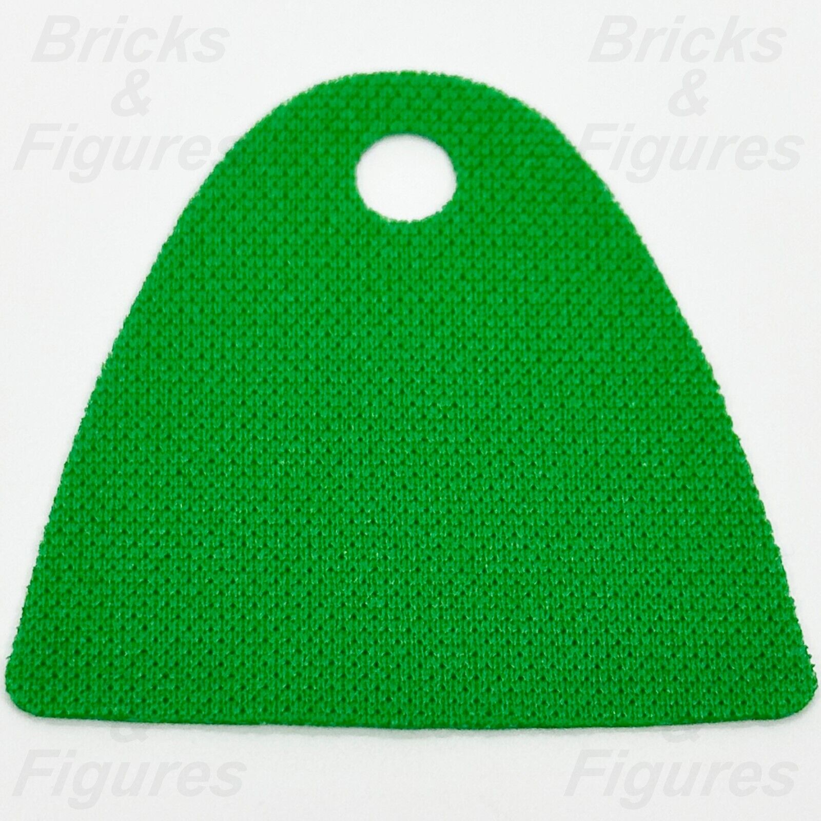 LEGO Green Minifigure Cape Cloth Spongy Body Wear Part Single Top Hole 37046 - Bricks & Figures