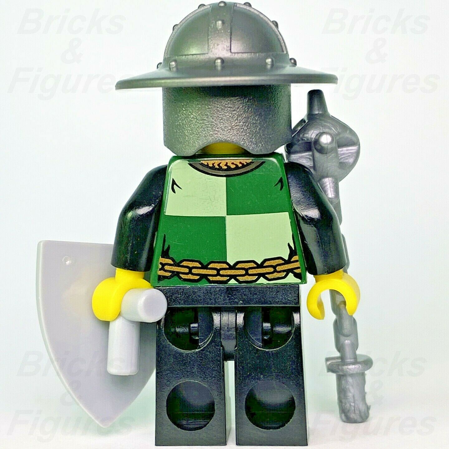 Castle LEGO Dragon Knight Quarters w/ Flail & Shield Kingdoms Minifigure 853373 - Bricks & Figures