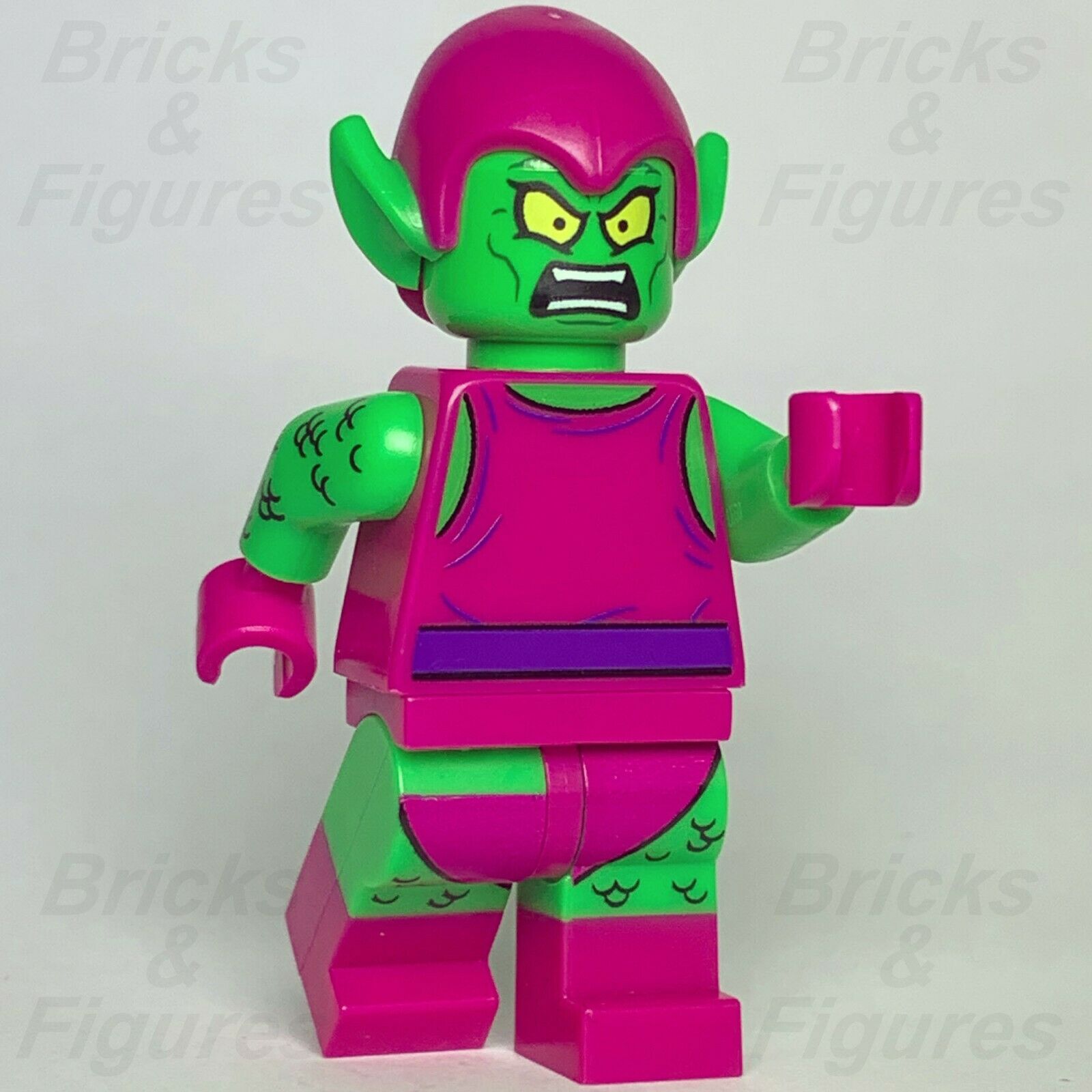 New Marvel Spider-Man Super Heroes LEGO Green Goblin Minifigure 76057 Genuine - Bricks & Figures